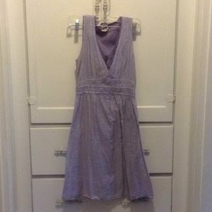 Lavender cotton summer dress